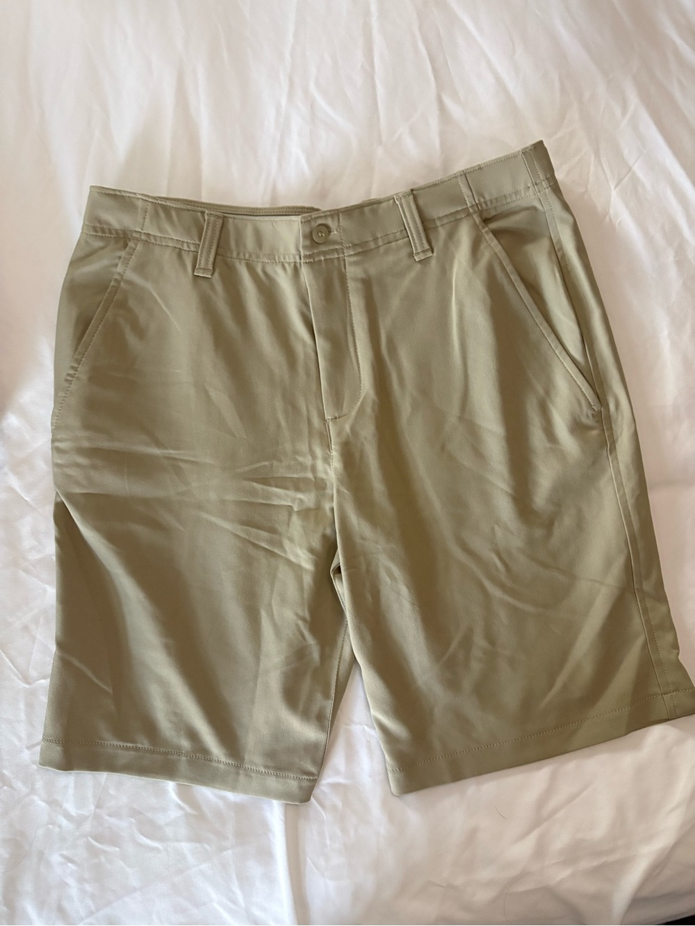 Under Armour Boys Tan Performance Shorts
